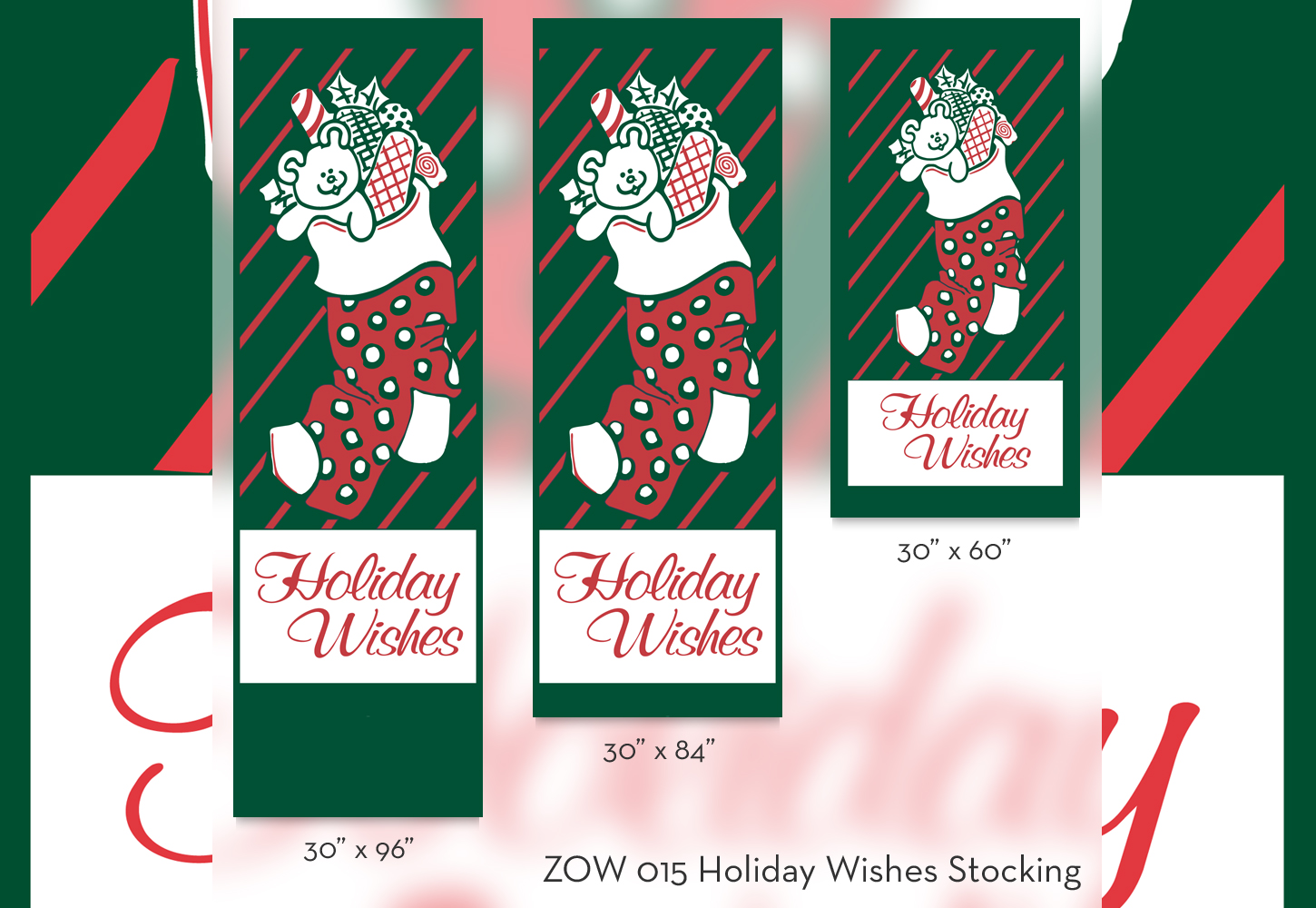 ZOW 015 Holiday Wishes Stocking