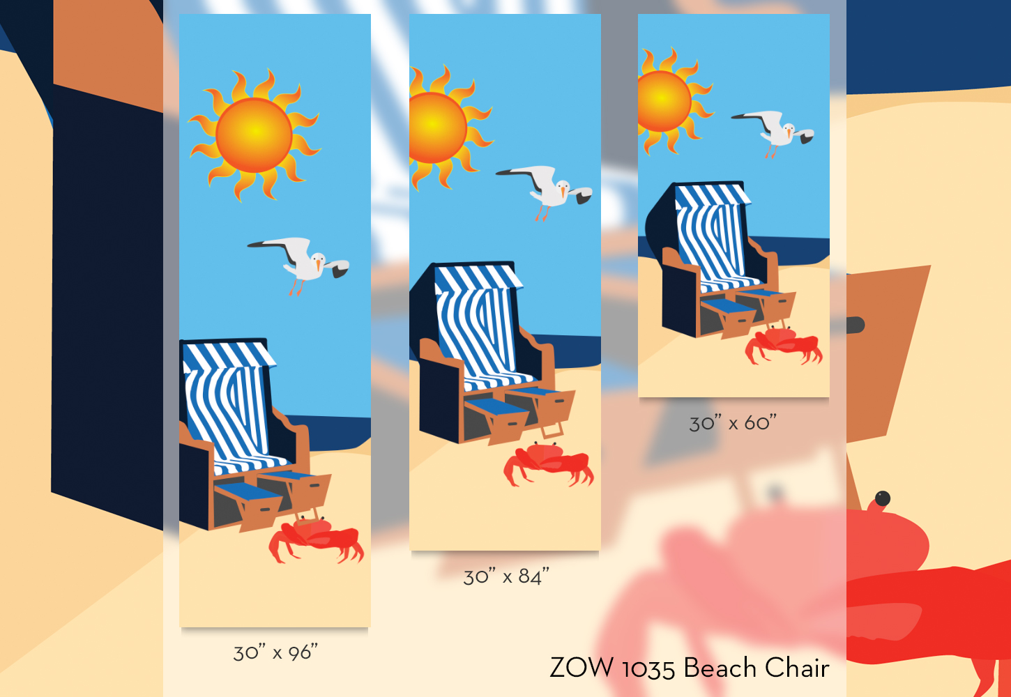 ZOW 1035 Beach Chair