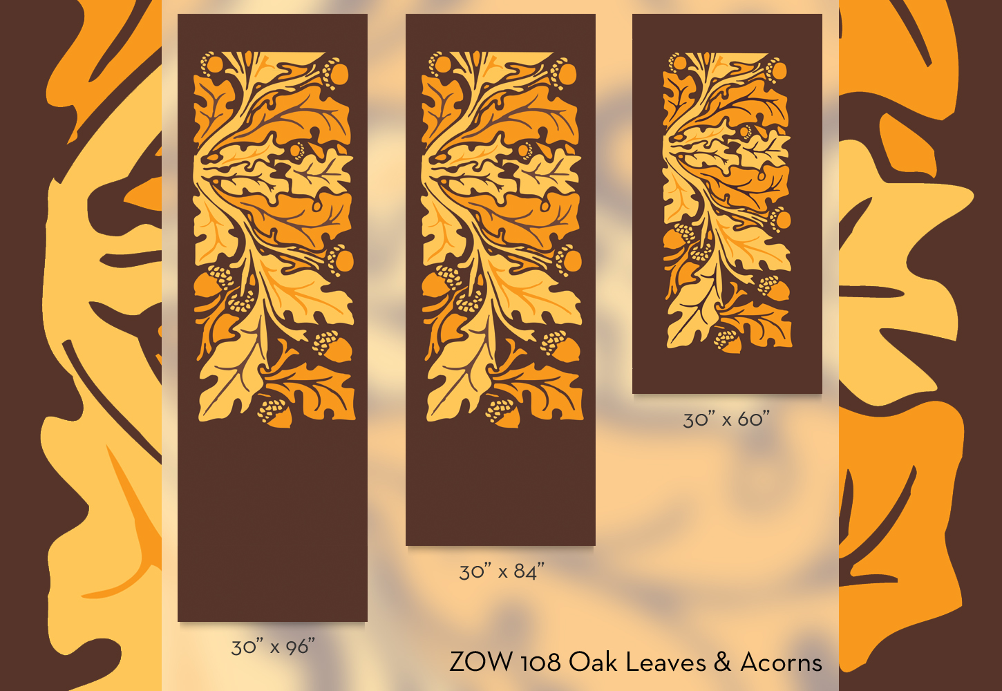 ZOW 108 Oak Leaves & Acorns
