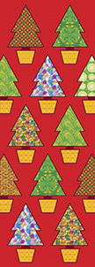 ZOW 1083 Patterned Christmas Trees