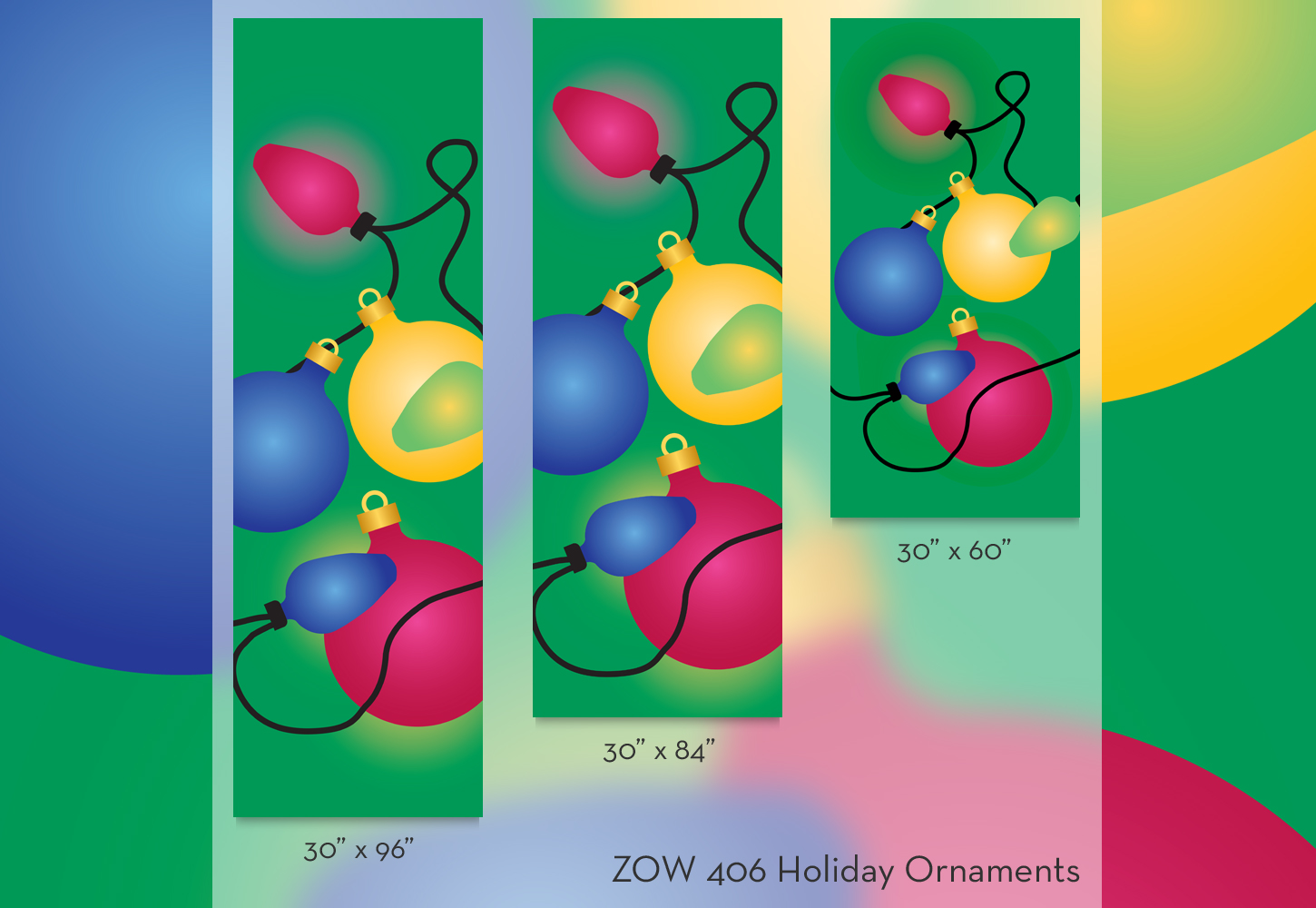 ZOW 406 Holiday Ornaments