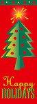 zow 603 Happy Holidays Tree