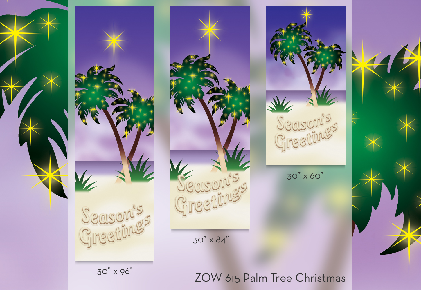 ZOW 615 Palm Tree Christmas
