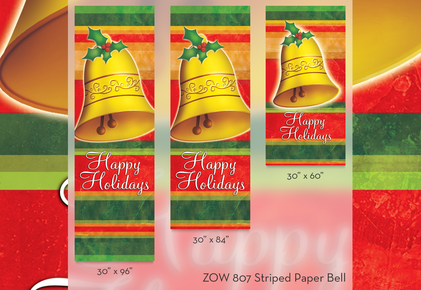 ZOW 807 Striped Paper Bell