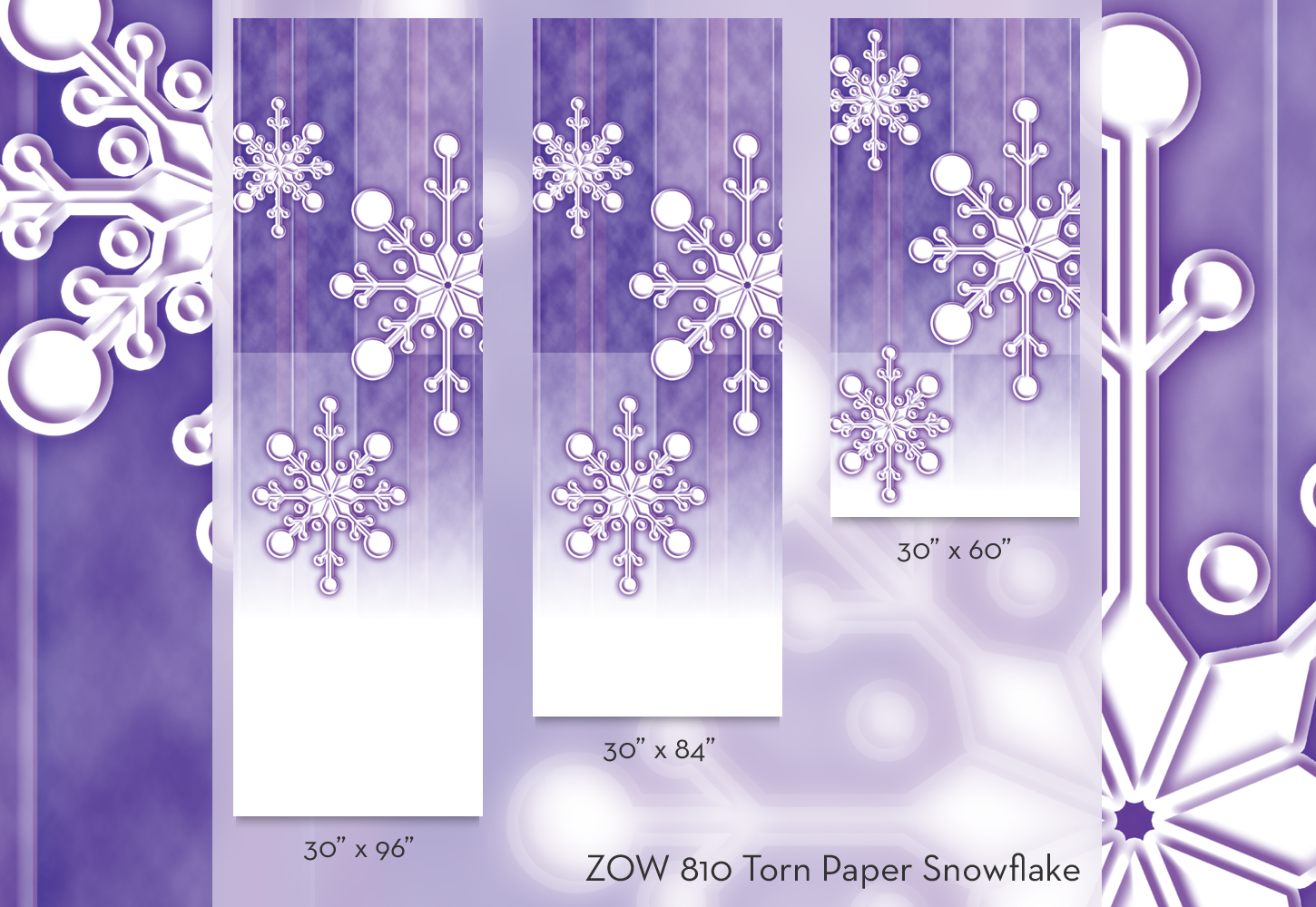 ZOW 810 Torn Paper Snowflake