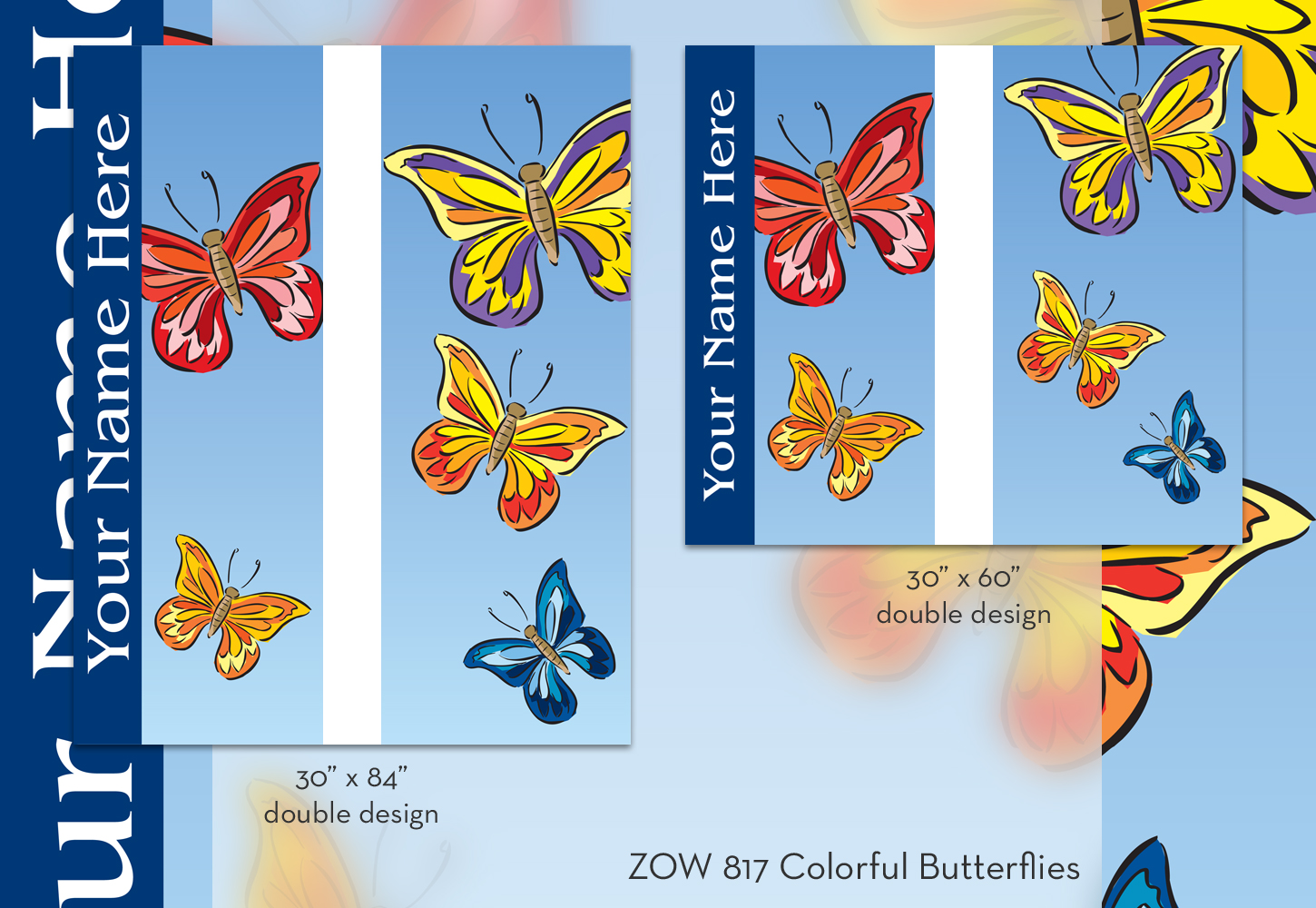 ZOW 817 Colorful Butterflies