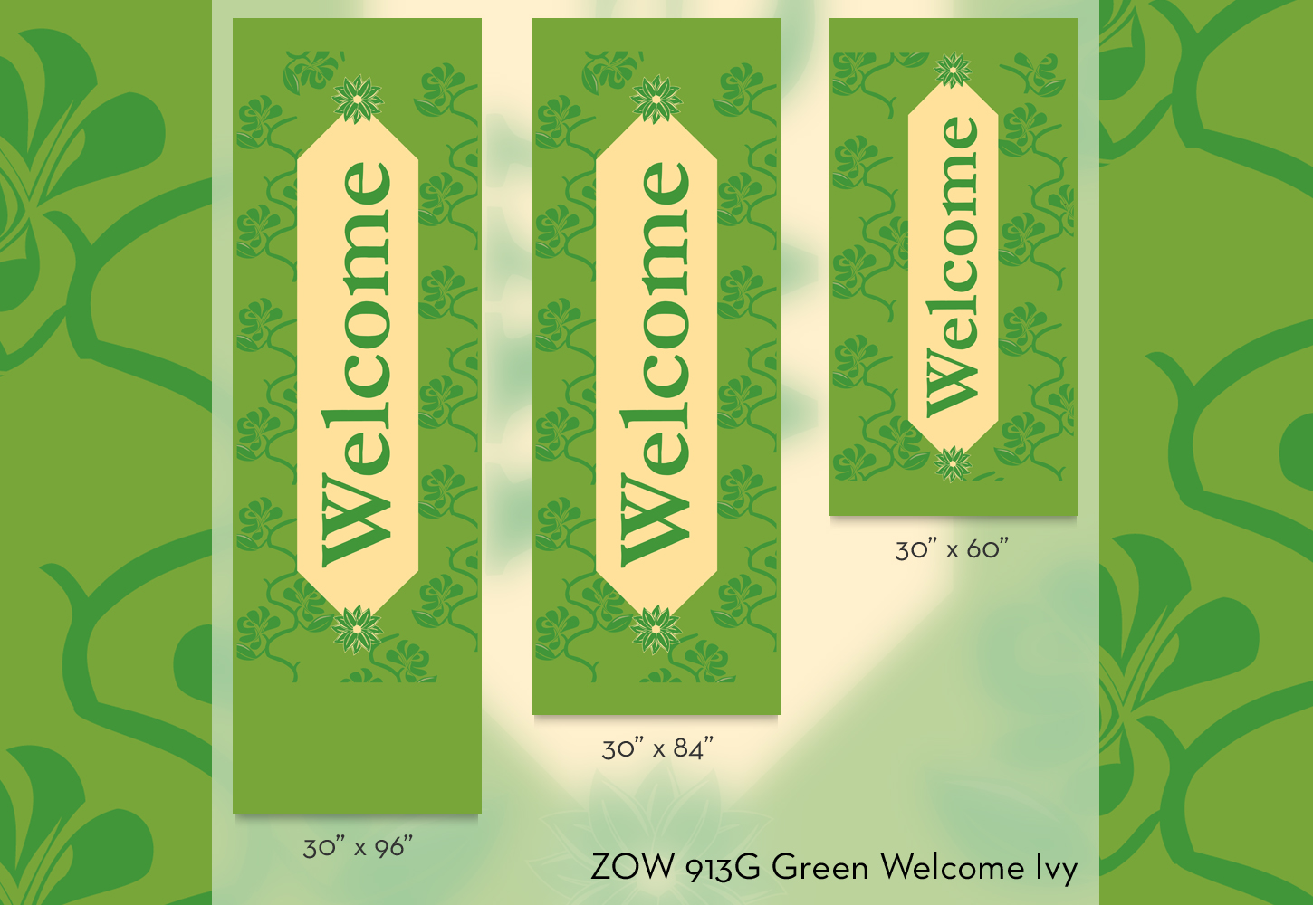 ZOW 913G Green Welcome Ivy