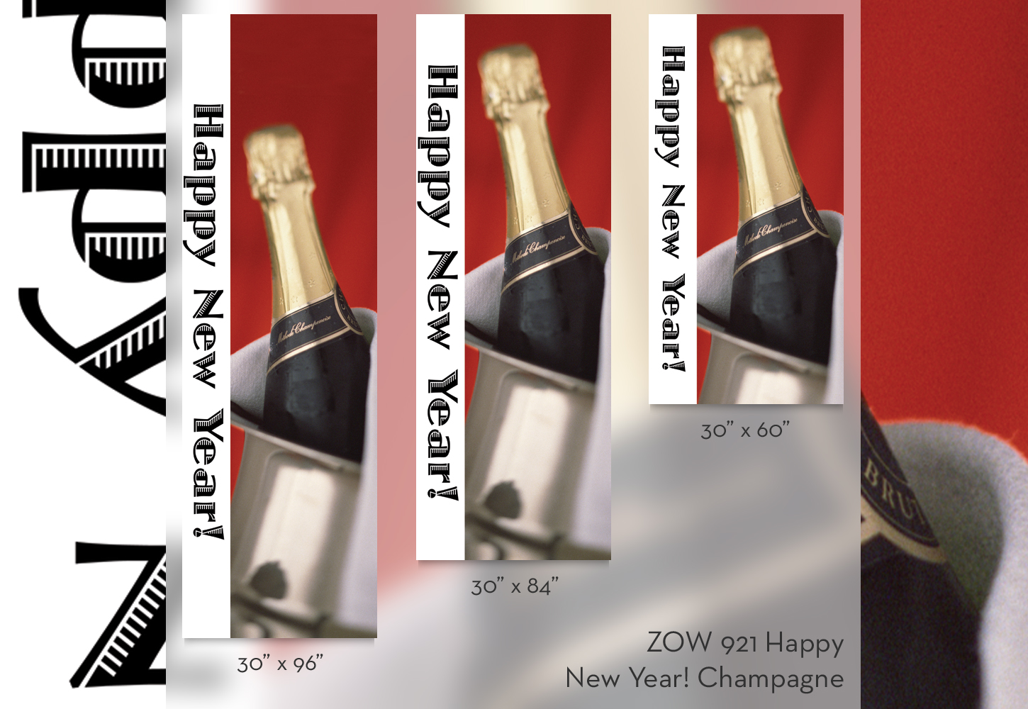 ZOW 921 Happy New Year Champagne