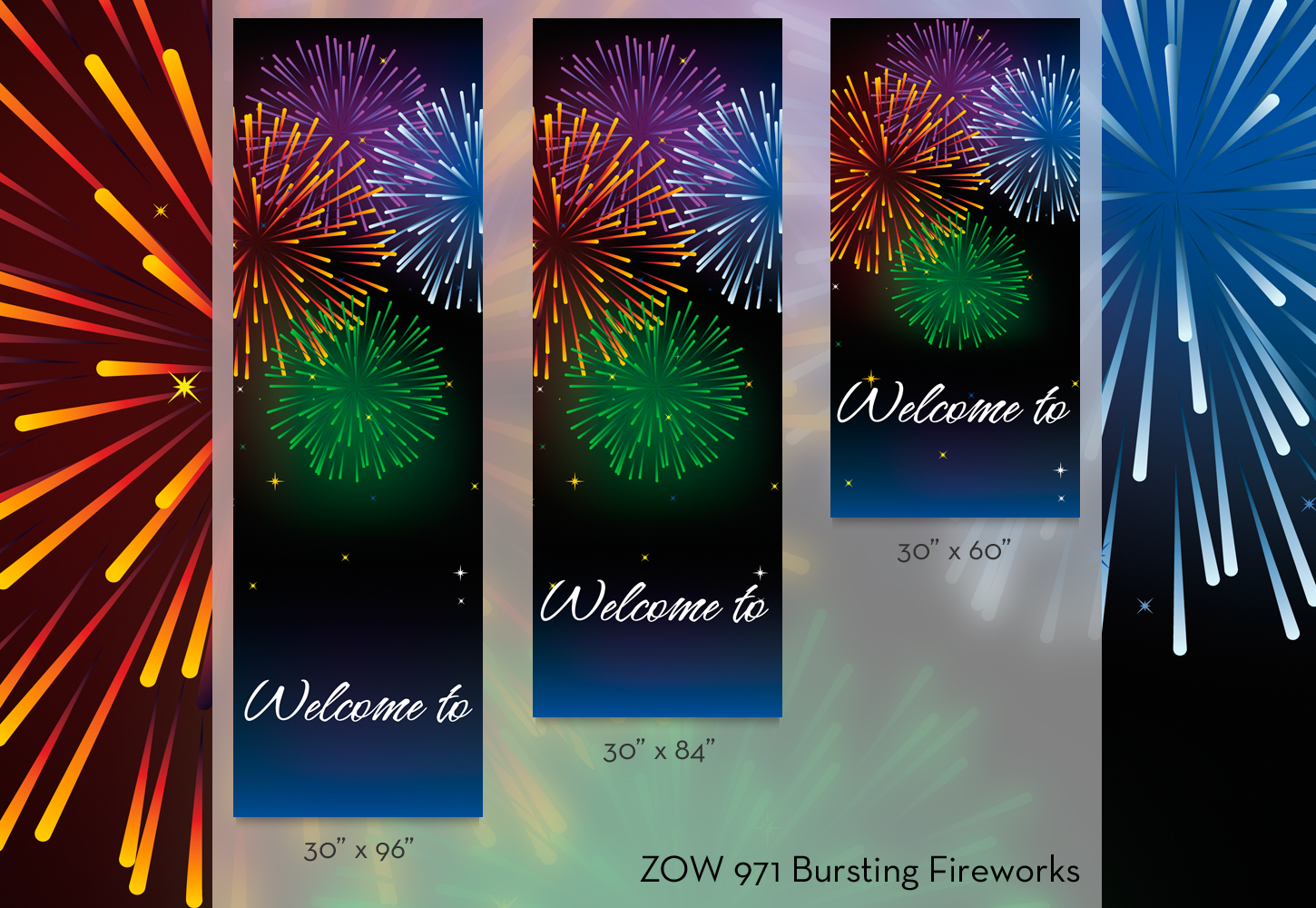 ZOW 971 Bursting Fireworks