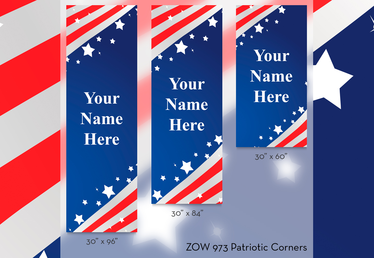 ZOW 973 Patriotic Corners